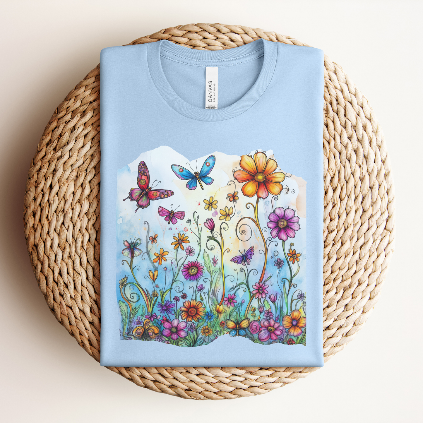 Whimsical Butterflies Premium Tee