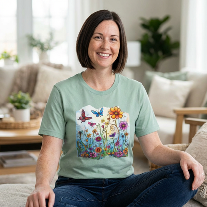 Whimsical Butterflies Premium Tee