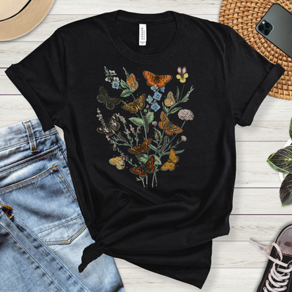 Vintage Butterflies Premium Tee
