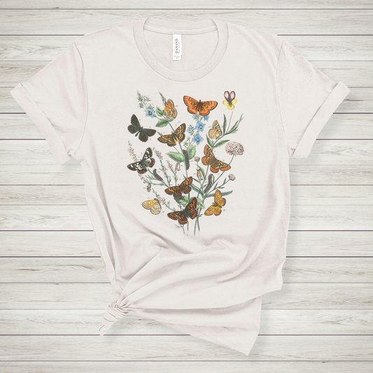 Vintage Butterflies Premium Tee