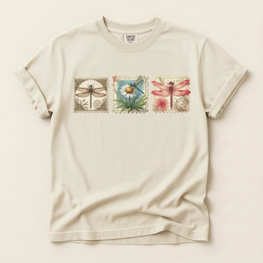 Dragonfly Stamps Premium Tee