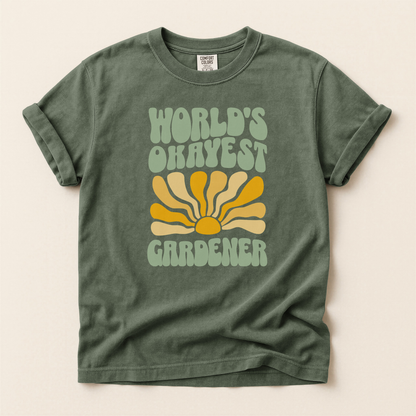 World's Okayest Gardener Premium Tee