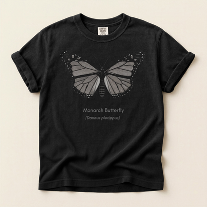 Monarch Butterfly Grayscale Premium Tee