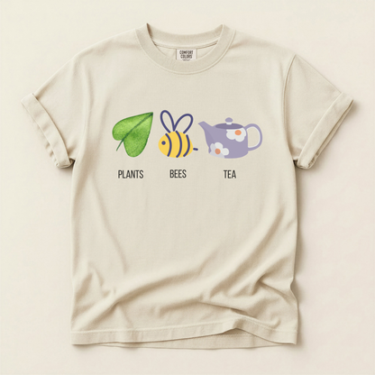 Plants Bees Tea Premium Tee