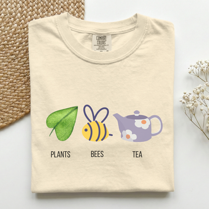 Plants Bees Tea Premium Tee