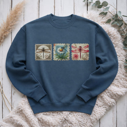 Dragonfly Stamps  Premium Sweatshirt