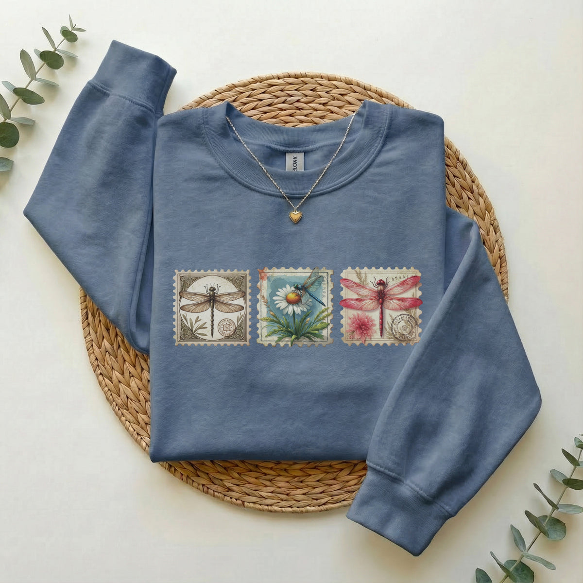 Dragonfly Stamps  Premium Sweatshirt