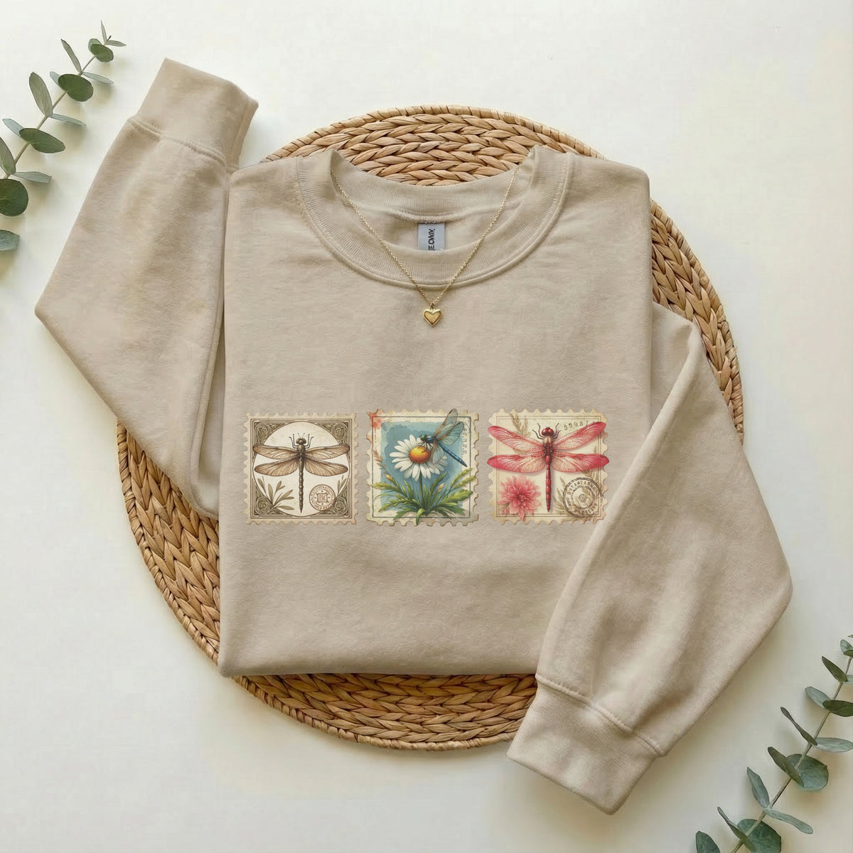 Dragonfly Stamps  Premium Sweatshirt