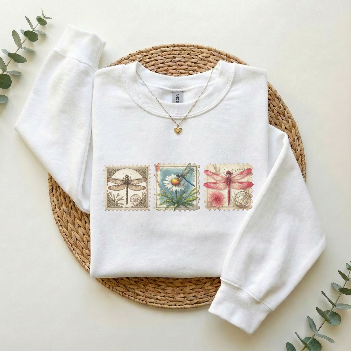 Dragonfly Stamps  Premium Sweatshirt