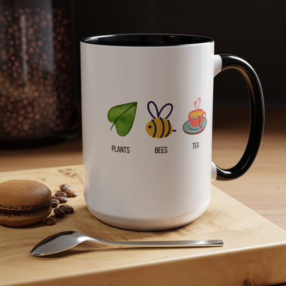 Plants Bees Tea Coffee/Tea Mug 15oz