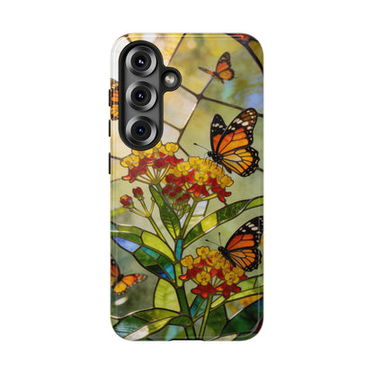 Monarch Stained Glass Style Phone Case