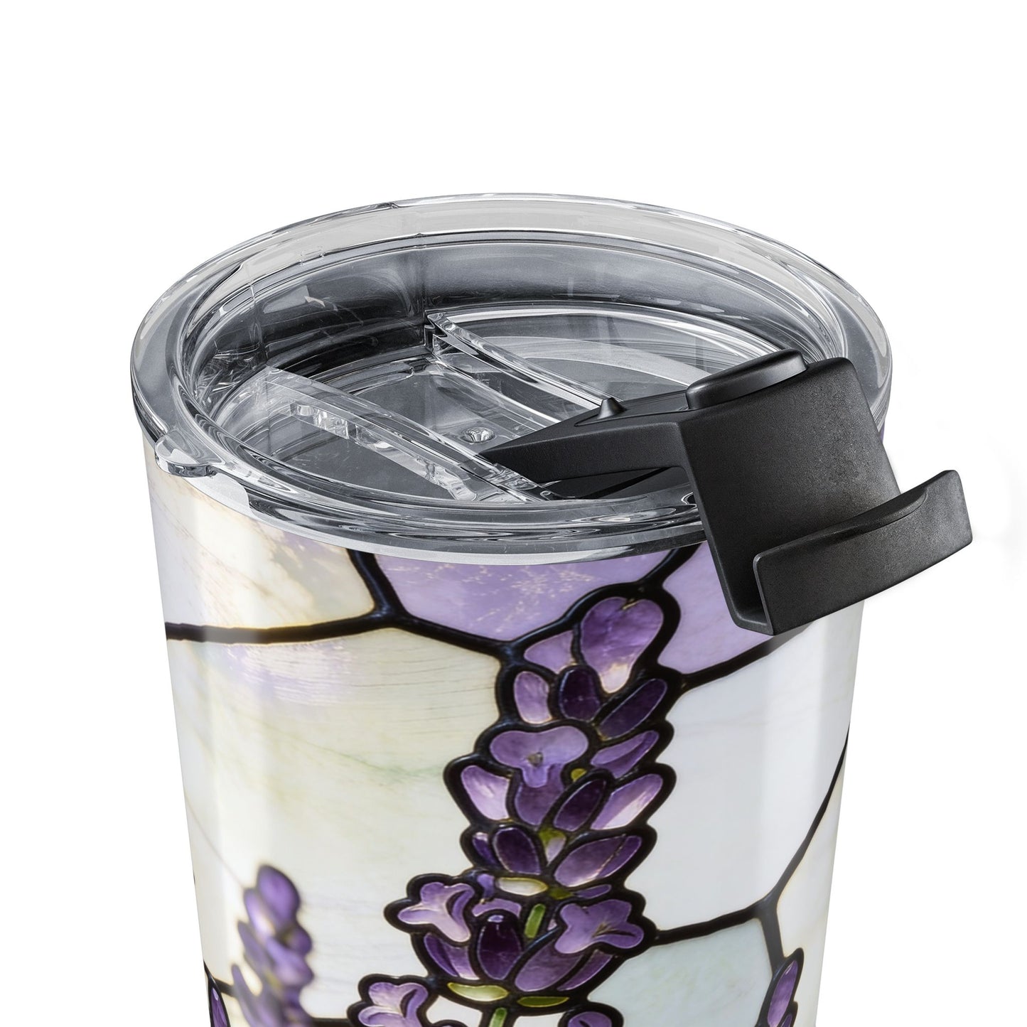 Lavender Stained Glass Style  20oz Tumbler