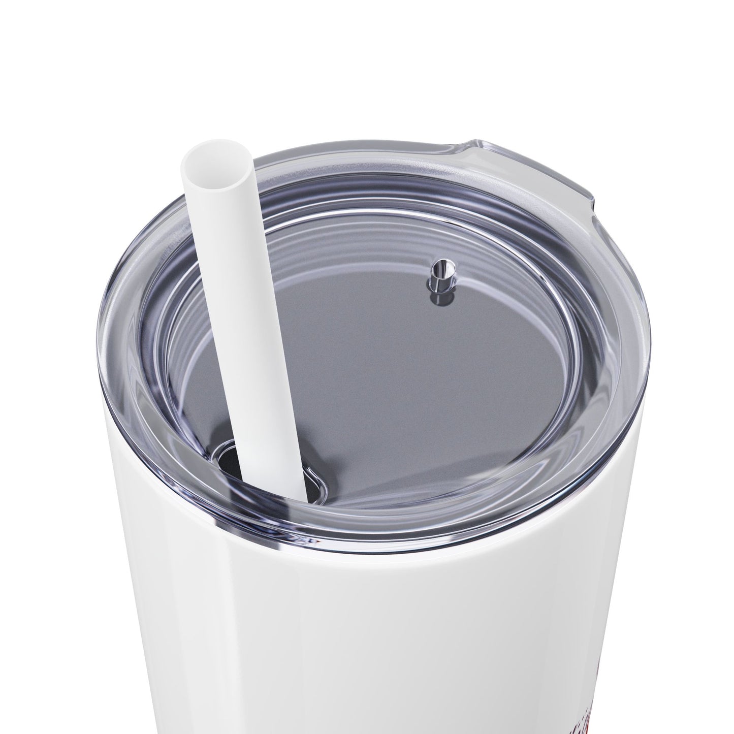 Find your Joy and Bloom! - Skinny Tumbler with Straw