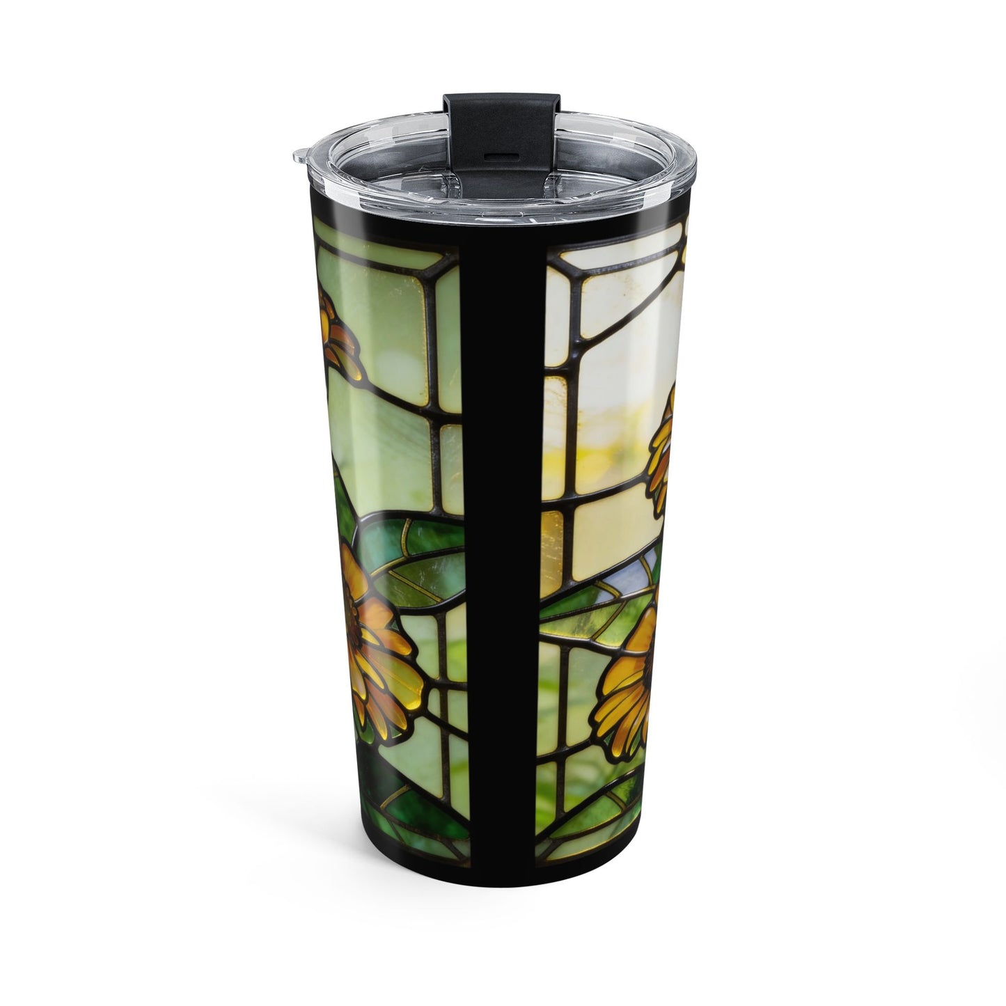Sunflower Stained Glass Style 20oz Tumbler