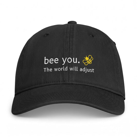Bee You  Embroidered Cap
