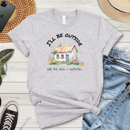I'll Be Outside with the Bees Premium Tee