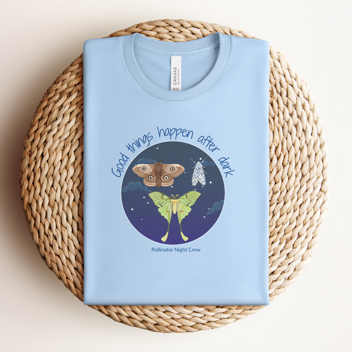 Pollinator Night Crew Premium Tee