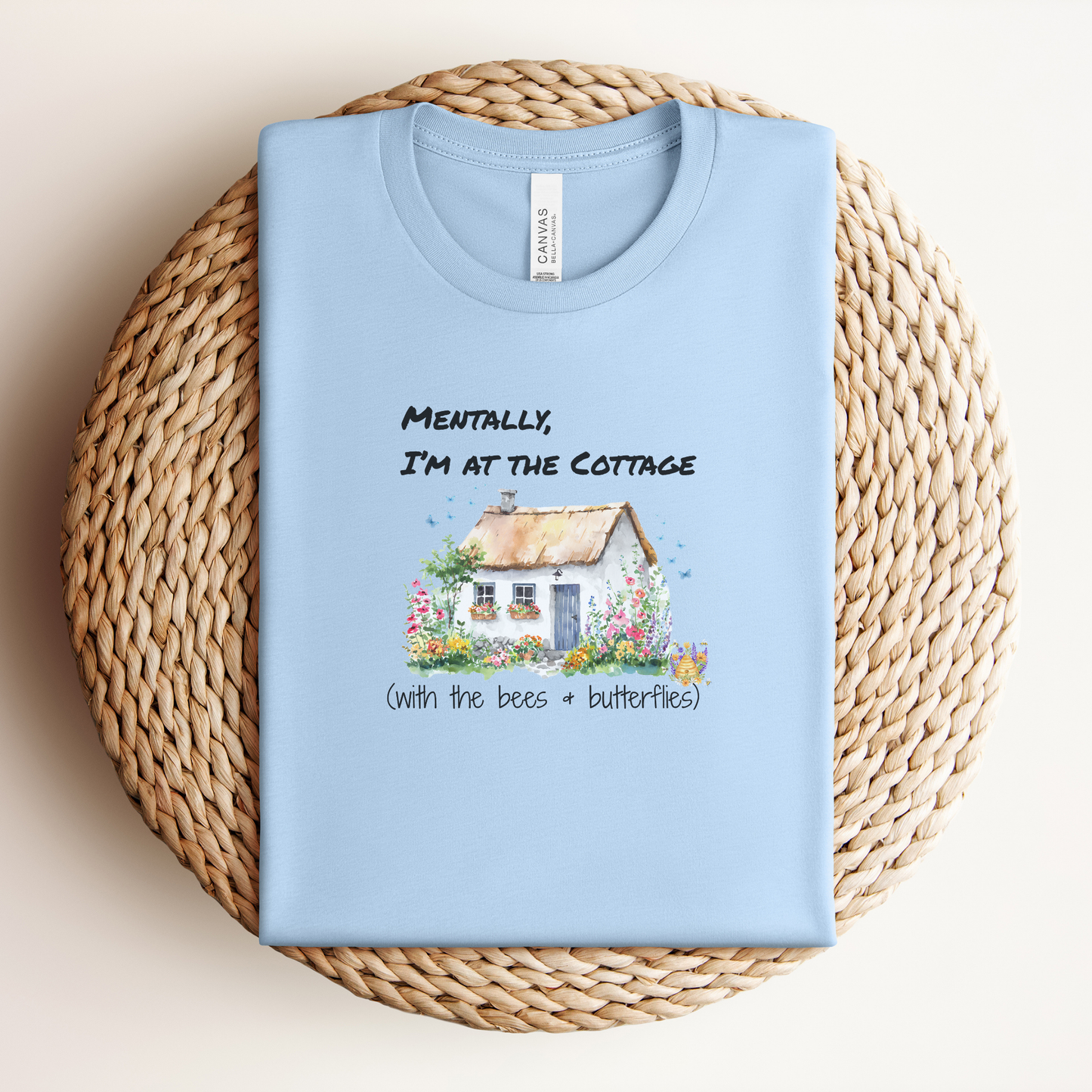 Mentally I'm at the Cottage Graphic Premium Tee