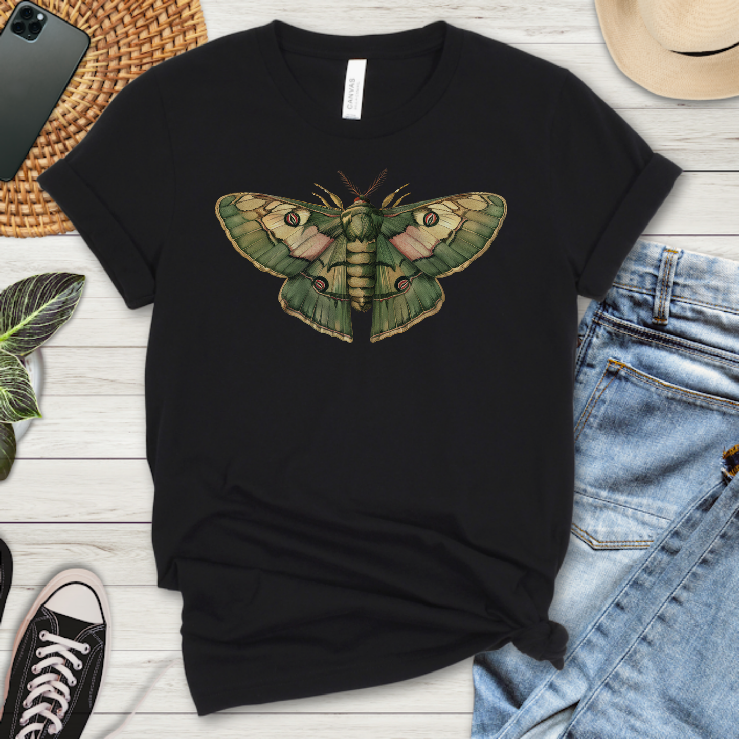 Moth Illustration Premium Tee