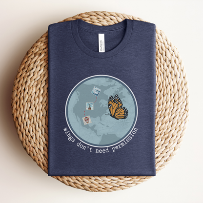 Wings Don't Need Permission Premium Tee