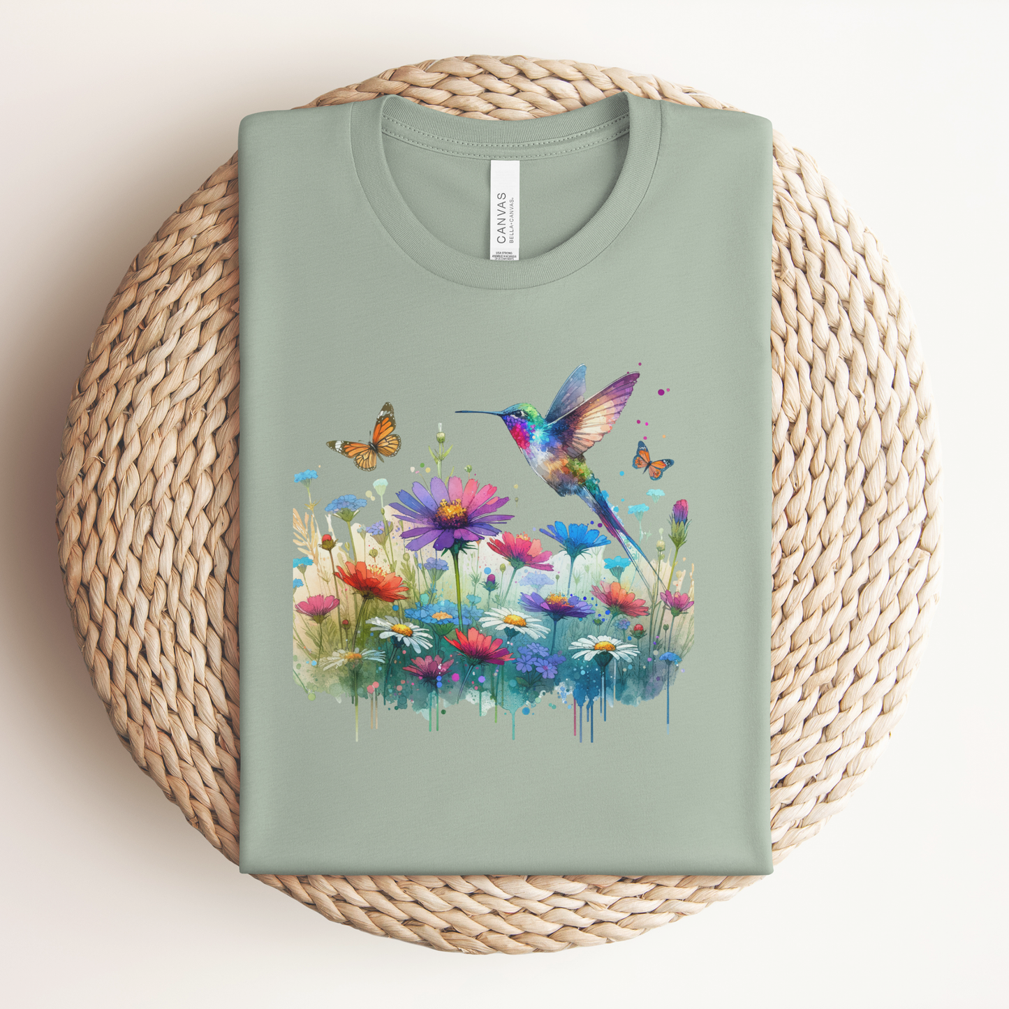Hummingbird Wildflower Premium Tee