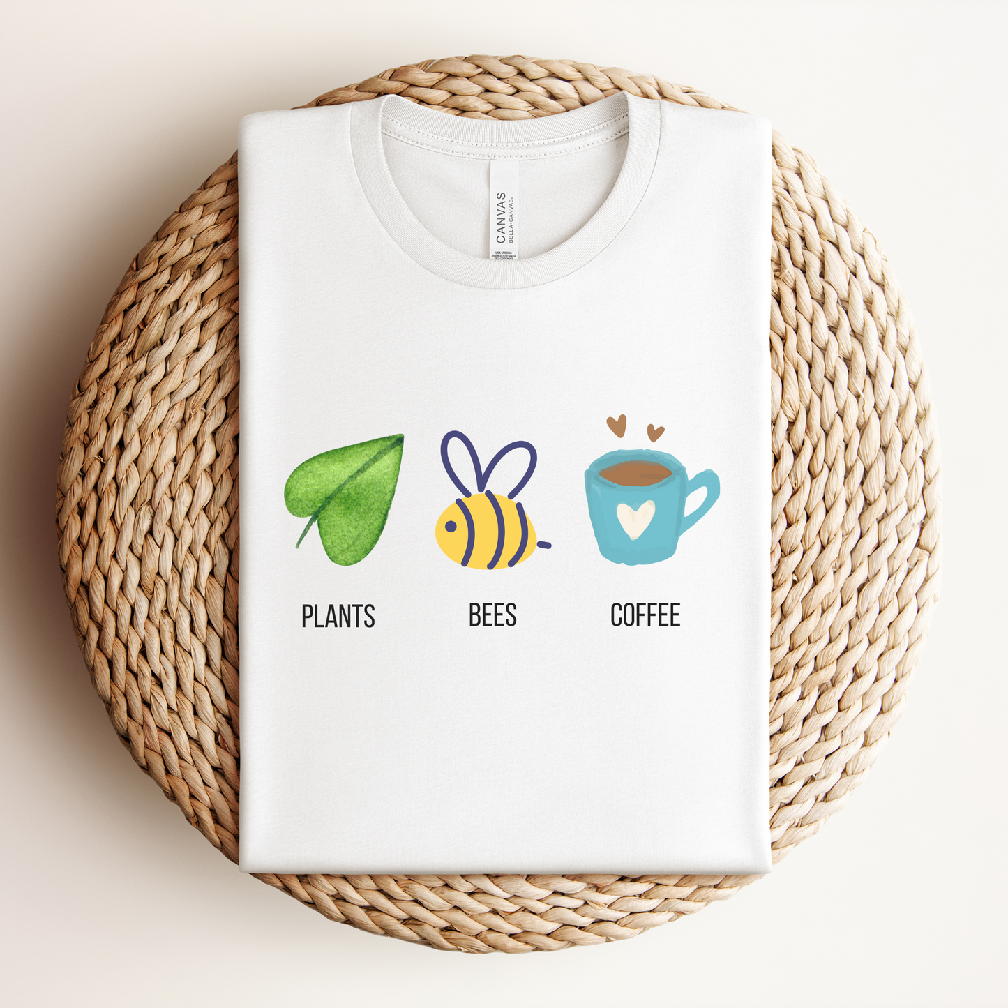 Plants Bees Coffee Premium Tee